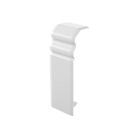 GGK LOT DE 4 JONCTIONS POUR PLINTHE ÉLECTRIQUE BELLE ÉPOQUE 20X80MM BLANC 114105