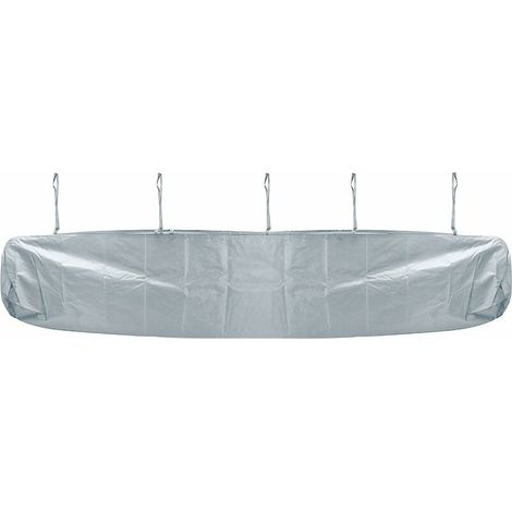 Patio Protection Canopy, Garden Waterproof Awning Cover Sun Shade Shelter Weather Cover, Awning Canopy Shelter Protective Sun Protection Dustproof, with String for Garden Patio(Grey,size:3.5m) (1/5)