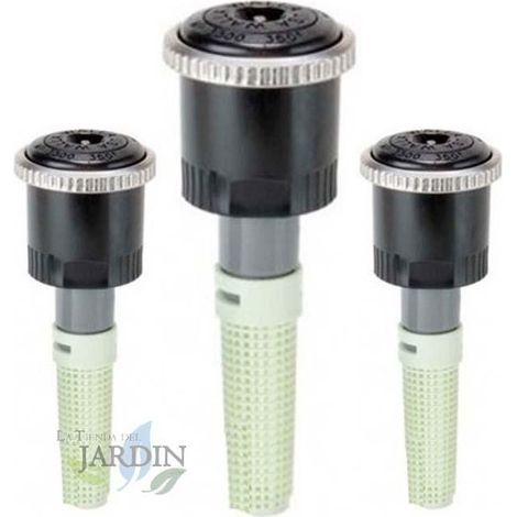 Lot de 3 Buse d'arrosage MP Rotator MP3000 360º, buse pour Tuyère d'arrosage, portée 6,7 à 9,1 m (1/5)
