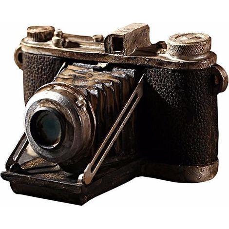 Vintage Vieux Mode Résine Camera Style européen Ornement pour Home Bar Décoration- (1/4)