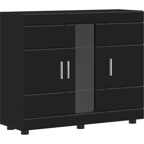 Maison Exclusive - Armadio in Legno Nero Legno ingegnerizzato (1/5)