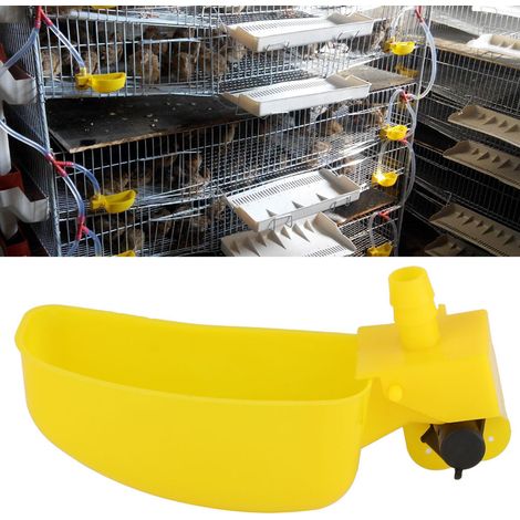12 pièces Abreuvoir Mangeoire pour Pigeons Caille, Coupe à Eau Volaille, Système d'Alimentation Avicole Outils Agricoles (1/5)