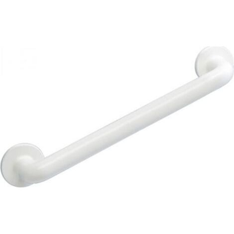 Poignée De Sécurité Murale - 40 Cm - Pour Salle De Bain Et Toilettes - Fixation Percée - Blanc (1/3)