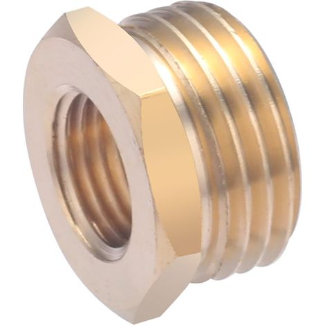 Reducción Hexagonal Tope Exterior QUICK PLOMBERIE - M 1/2 H 1/4