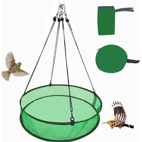 2 plateaux attrape-graines, 50,8 cm, sans trou, pour mangeoires extérieures et jardin
