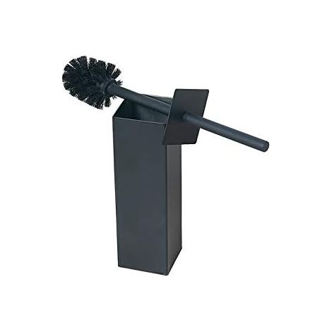 ZOLGINAH Support en acier inoxydable 304 pour brosse de toilettes - Pour salle de bain et hôtel - Noir (1/5)