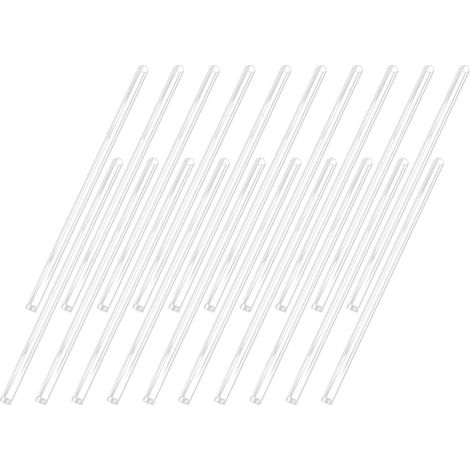Yardwe 20 unités lumineux douche LED style pluie météores plastique