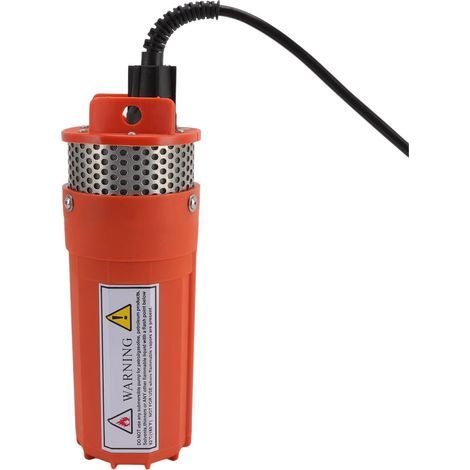 Pompe submersible – coque résistante corrosion – 6.5L hauteur 230 pieds – irrigation – orange (1/5)