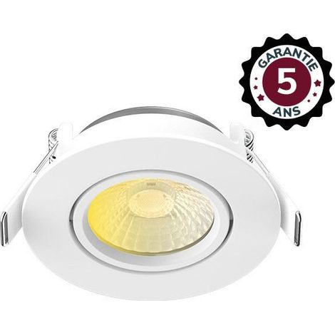 Spot empotrable blanco BBC ECLAT II CCT 6W Inclinable (1/5)