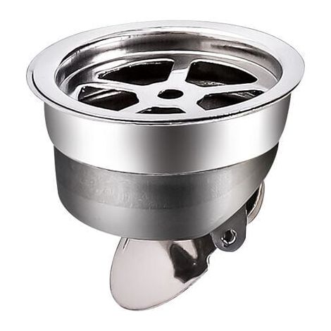 Bouchon Anti-Odeur Siphon Sol Vanne Unidirectionnelle Court (1/4)