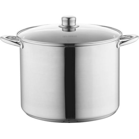Olla alta de acero inoxidable Caro 26 cm 10 l Florina