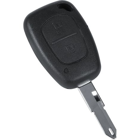 Télécommande vierge 2 boutons lame non taillée boîtier clé auto pour Renault (1/5)