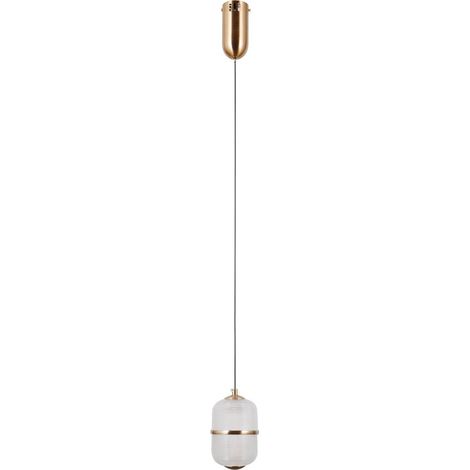 Lámpara colgante LED Alani color oro ALU italux PND-34375-1-HBR (1/3)