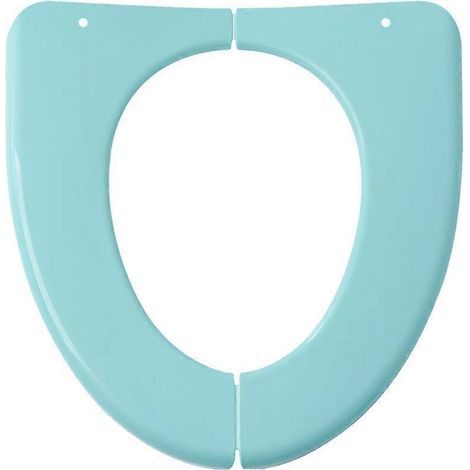 siège de toilette pliable en plastique, housse de siège de toilette portable, coussin pour la maison et les voyages (vert)-40x38cm-Green (1/4)