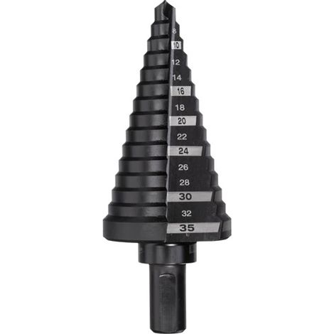 Milwaukee Stufenbohrer 6 bis 35 mm, 2 mm & 3 mm Stufen - 1 Stk. (1/5)