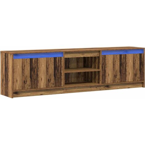 Mobile TV Armadietto TV Unità TV 180 x 34 x 50 cm Marrone Legno multistrato (1/5)