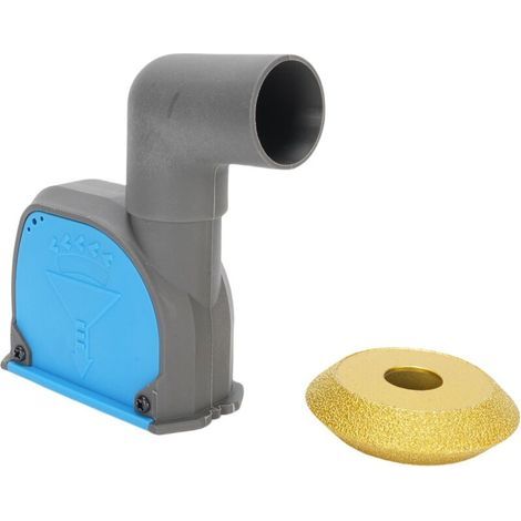 Accessoire d'aspiration des poussières pour meuleuse d'angle 100/115 mm, avec disque de 9 mm et couvercle anti-poussière PA66 et disque de 20 mm.-ARCAN (1/4)