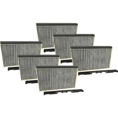 vhbw 6x filtro a carboni attivi sostituisce Europart 10041403 per cappe aspiranti