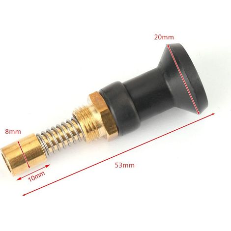 Motorradvergaserreparatur, Überholung des Vergaserstarterkolbens und des Startknopfes für Mi-ku-ni-Knopf VM TM38 VM29/47 (1/5)