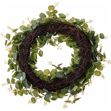 Couronne de printemps pour porte d'entrée, jardin, ferme (1/4)