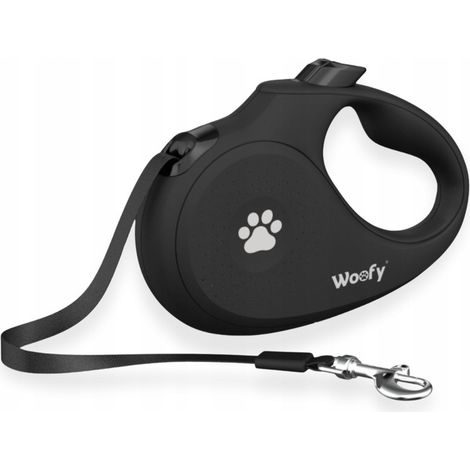 Correa automática profesional para perros grandes, retráctil con bloqueo, hasta 50 kg, 5 m.
