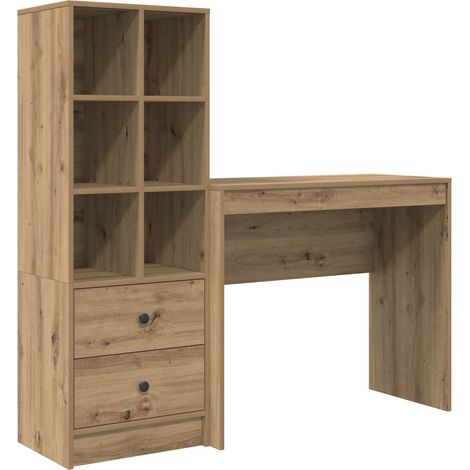 Maison Exclusive - Schreibtisch mit Schubladen mit Regal 2 pcs Ar