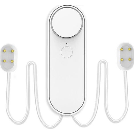 Détecteur de Fuite d'eau et de Niveau d'eau WiFi, 2-en-1 Tuya Smart Alarm Alerte APP Volume Fort avec Ligne de détection de Deux interfaces de capteur pour Aquarium réservoir de Poissons de Natation