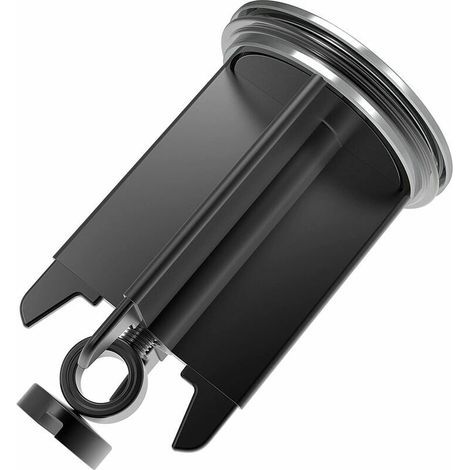 Premium Bonde de lavabo chromée de 40mm – pour Salle de Bain - Bouchon d'évier Universel pour lavabo et Bidet - Réglable en Hauteur, Inoxydable et Anti-calcaire - Qui va Parfaitement (1/5)