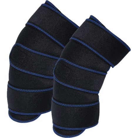Outdoor-Lauf- und Radsport-Knieschoner, Beinstütze, Knieschutz, Knie-Sport (Blau) (1/5)