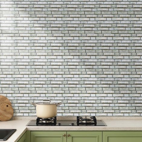 10Pcs Self-Adhesive Wall Tile Stickers (1/5)