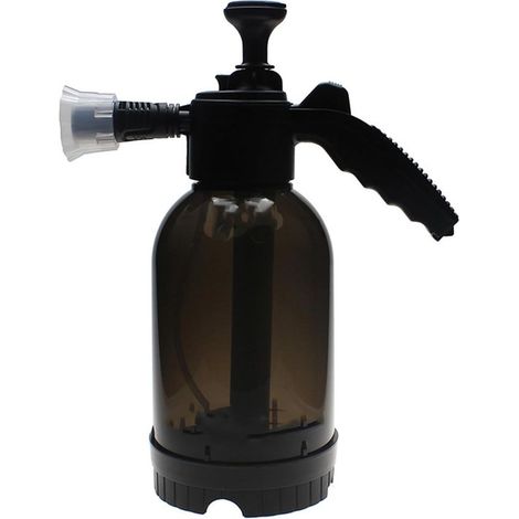 Pulvérisateur à mousse – 2 litres – Noir – À pompe portable – Pour nettoyage maison et jardin (1/5)