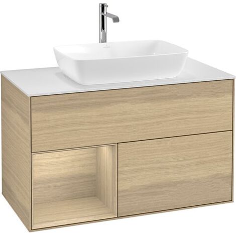 Villeroy & Boch F771PCPC Meuble sous-vasque Finion F77 (1/2)