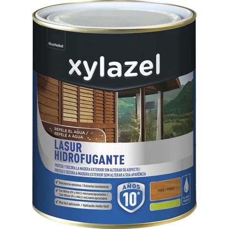XYLAZEL protector hidrofugante mate pino 0.750l , Protector hidrofugante de madera Xylazel Protector de madera al agua en color pino mate Indicado para proteger y decorar s (1/3)