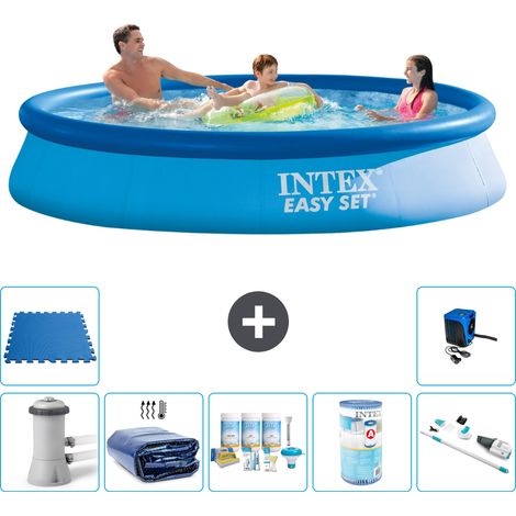 Intex Piscina Easy Set Rotonda - 366x76 cm - 8-pezzi S31073 (1/5)
