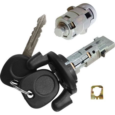 Suitable for Cadillac full car locks, long plastic ignition lock cylinder, left door lock, 2 keys, car accessories (1/4)