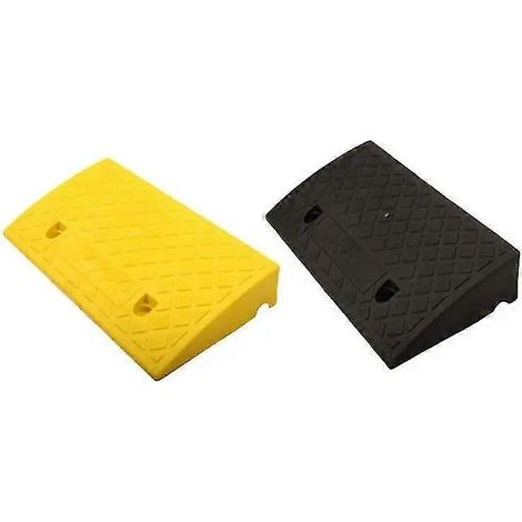 Rampe d'accès pour allée, rampe de chargement portable pour vélo, trottinette ou fauteuil roulant, rampe robuste pour marches de 12 à 15 cm de hauteur (1/5)