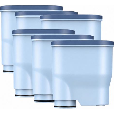 Filtre à café compatible avec Philips CA6903/10, filtration d'eau au charbon actif, bleu (6 pièces) (1/5)