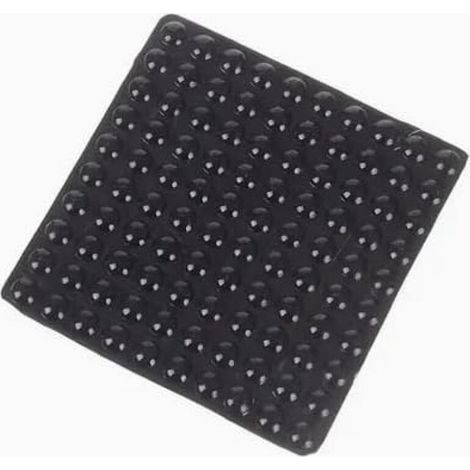 100 pezzi di ammortizzatori/gommini per mobili, cuscinetti protettivi autoadesivi in silicone, fermaporta e paracolpi per armadi, neri, 10x3 mm (1/5)