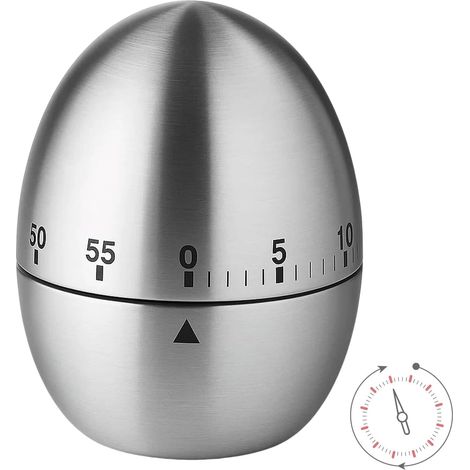 CCYKXA60-minute egg timer for boiling eggs, cooking timers for the kitchen, magnetic kitchen timer for use (1/5)