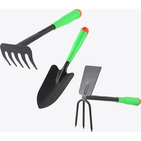 Juego de 3 herramientas de jardinería, herramientas para bonsáis, mini herramientas de jardinería para macetas, plantas y plántulas. (1/5)