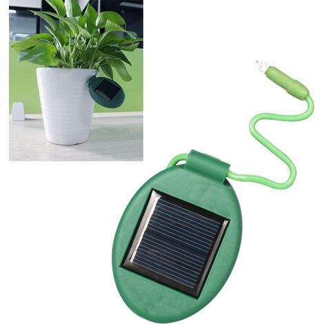 Solarbetriebene LED-Gartenleuchten, dekorative Blumentöpfe mit Beleuchtung, wasserdichte Pflanzenleuchten, Wegebeleuchtung für drinnen und draußen (1/5)