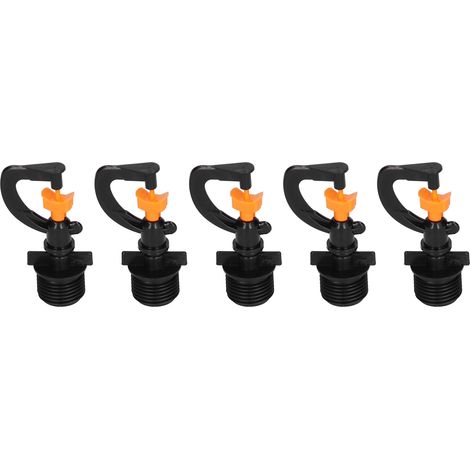 5 buses femelles G1/2 brumisateur rotatif pour arrosage jardin accessoires d'irrigation