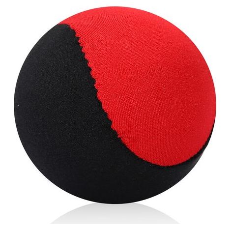 Balle rebondissante pour piscine et plage - Jeu sportif extérieur pour famille et amis - Noir + Bleu (1/5)