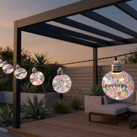 Starburst LED Rainbow Solar String Lights (1/2)