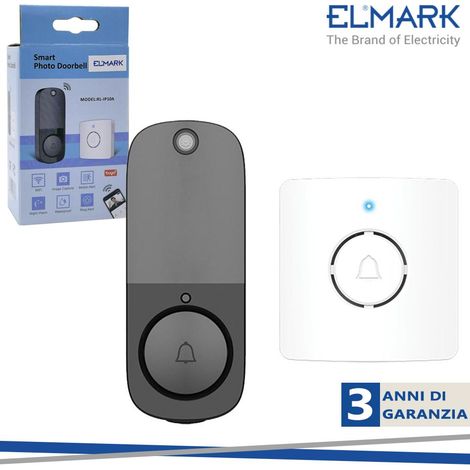 EL-IP10 SMART PHOTO DOORBELL CAMERA + CHIME SET (1/3)