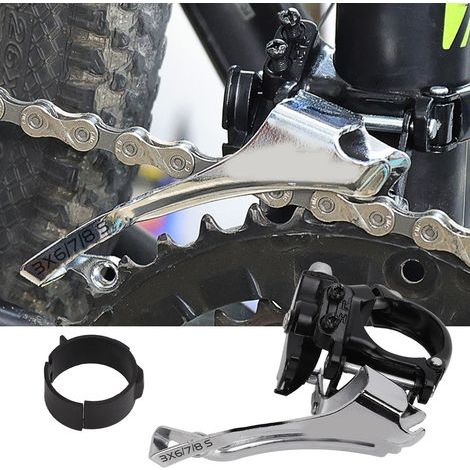 Rust-resistant 6/7/8 speed bicycle front derailleur for gear shifting (1/5)