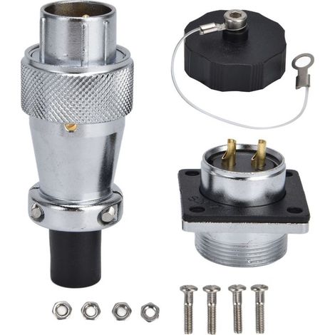 Connector connectors socket male female waterproof 2 pins LED equipment industrial 500V WS20 (1/5)