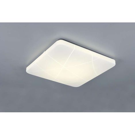Plafoniera LED Mandria 1 Luce 24W 4000K cm.41x41 Effetto Linea
