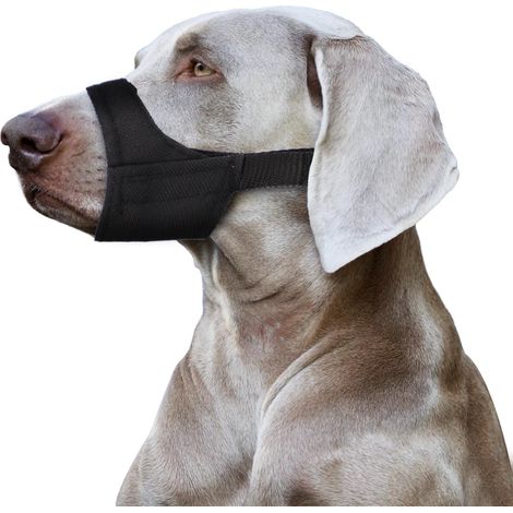 Dog Muzzle Short Muzzle for Small and Medium Dogs Anti-bite Dog Muzzle for Chihuahua Shih Tzu, Muzzle Circumference 17.7-21cm (1/5)
