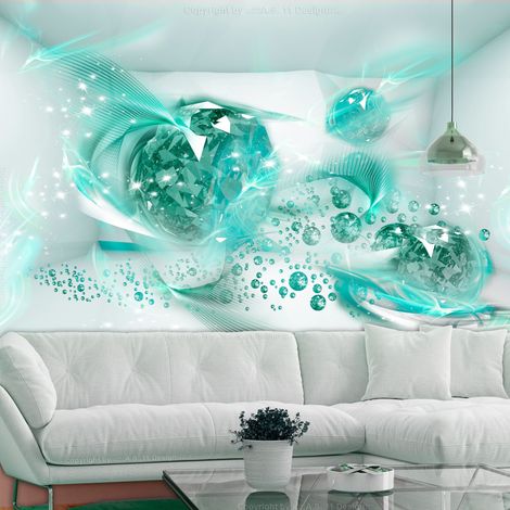Fotomurale adesivo - Lovely Autumn (Green) - 392x280